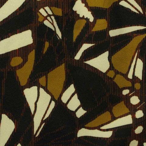 Printed Polyester Stretch Jersey Knit Fabric