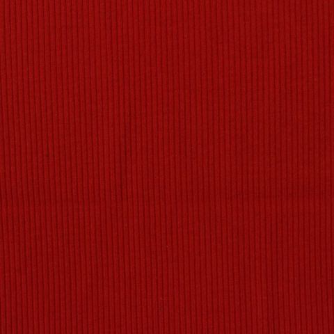 Polyester Cotton Blend Rib Knit Fabric