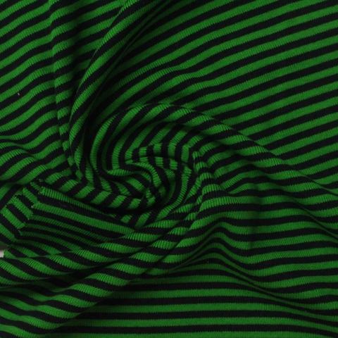 Striped Rib Knit Fabric