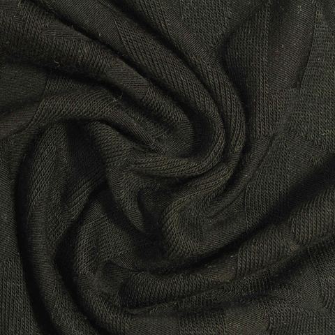 Green Tone-on-Tone Jacquard, Viscose-Acrylic