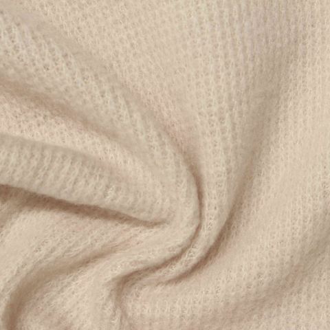 Brushed Polyester Rib Knit Fabric
