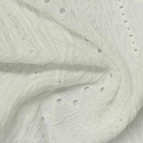 Jacquard 100% Polyester Crepe Fabric