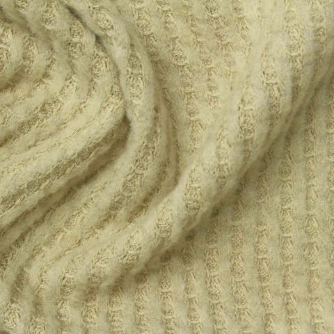 Brushed Polyester Viscose Waffle Knit Fabric