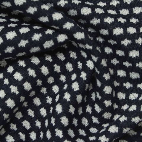 Jacquard Cotton Polyester Knit Fabric