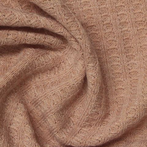 Jacquard Polyester Stretch Waffle Knit Fabric