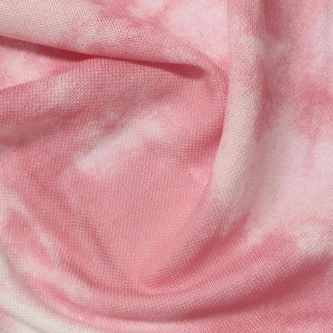 Printed Viscose Nylon Knit Fabric
