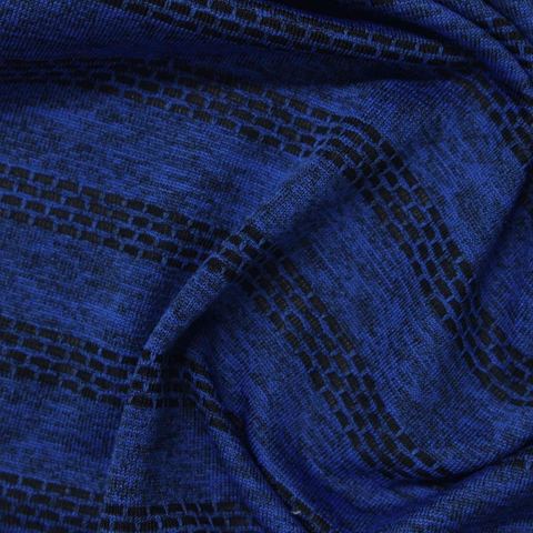 Jacquard Polyester Stretch Knit Fabric