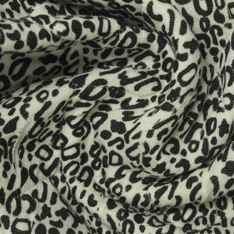 Animal Print Polyester Viscose Stretch Knit Fabric