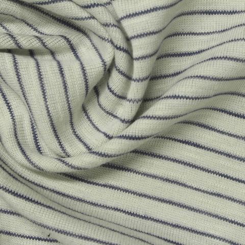 Dark Grey Stripes Knit, Modal