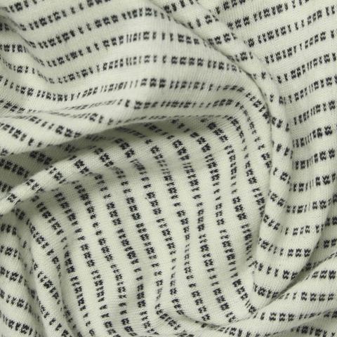 Jacquard 100% Cotton Jersey Knit Fabric
