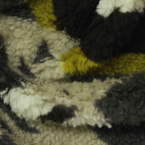 Black Camo Minky, Polyester
