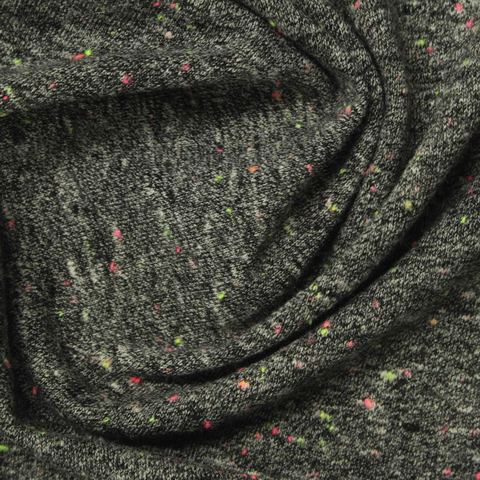 Heather Polyester Cotton Jersey Knit Fabric