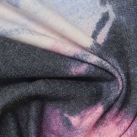 Printed Polyester Cotton French Terry Fabric