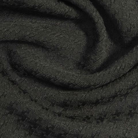 Plaid Polyester Tencel Lyocell Blend Stretch Knit Fabric