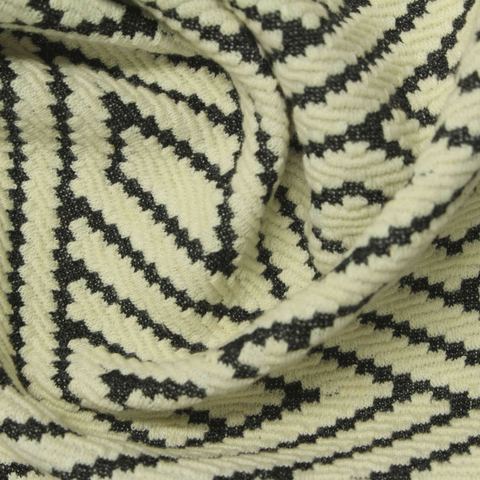 Jacquard Cotton Polyester Stretch Knit Fabric