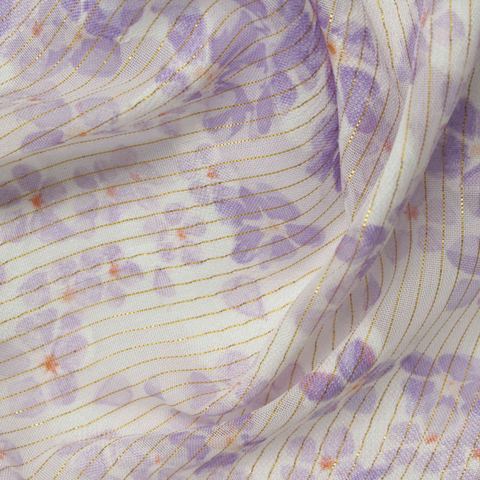 Fine Striped 100% Polyester Knit Fabric