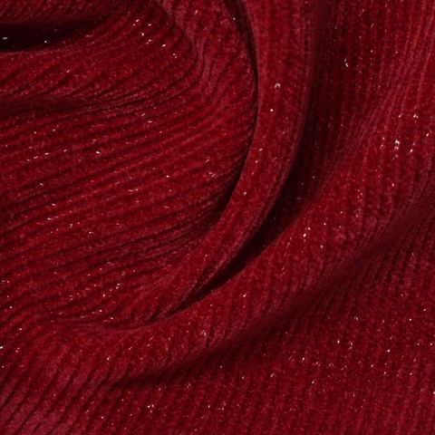 Polyester Metallic Stretch Chenille Fabric
