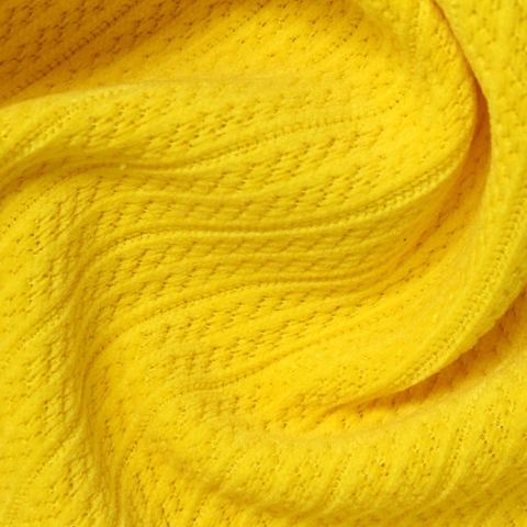 Yellow Openwork Jacquard, Polyester