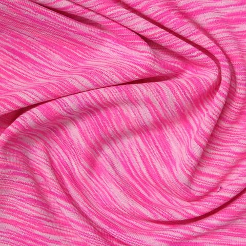 Heather Polyester Stretch Mesh Fabric