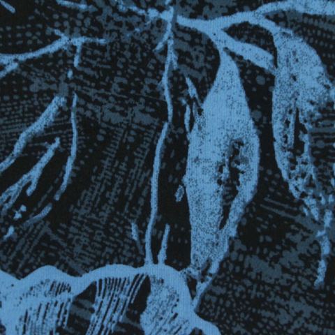 Bold Floral Polyester Stretch Sateen Fabric