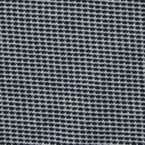 Dark Blue Geometric Jacquard, Polyester