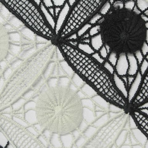 Black Dots Knit, Polyester
