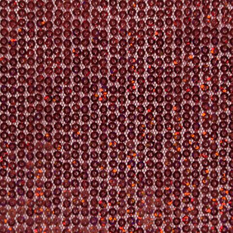 Burgundy Iridescent-Dot Knit, Polyester