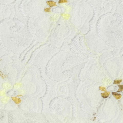 White Flowers Lace, Nylon
