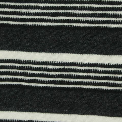 Bold Striped 100% Cotton Knit Fabric