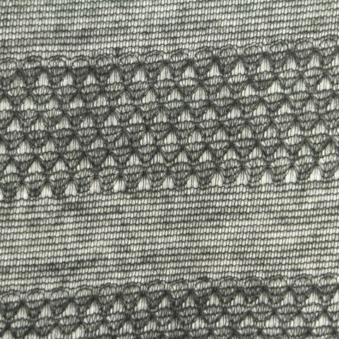 Jacquard 100% Polyester Chunky Knit Fabric