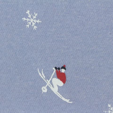 Jacquard Brushed Cotton Polyester French Terry Fabric