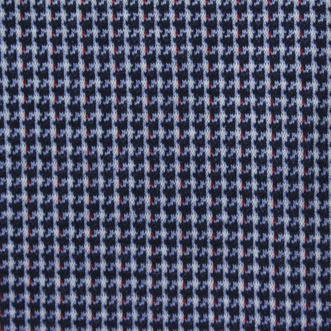 Fine Plaid Polyester Stretch Knit Fabric