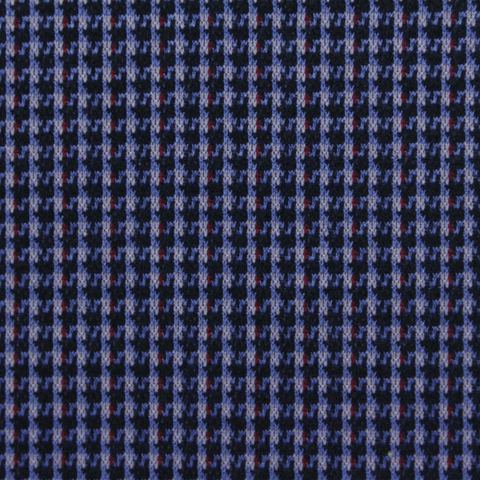 Fine Plaid Polyester Stretch Knit Fabric