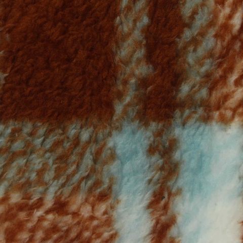 Brown Irregular-Animal Print Minky, Polyester