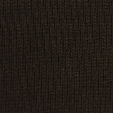 Polyester Cotton Stretch Rib Knit Fabric