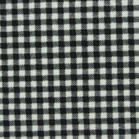 Fine Plaid Nylon Stretch Warp Knit Fabric