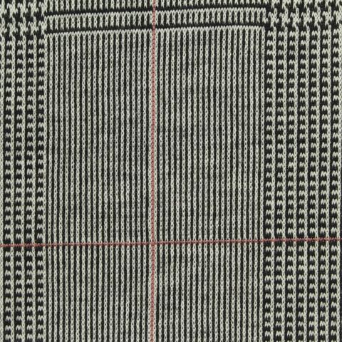 Bold Plaid Polyester Viscose Stretch Knit Fabric