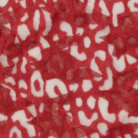 Animal Print Polyester Cotton Knit Fabric