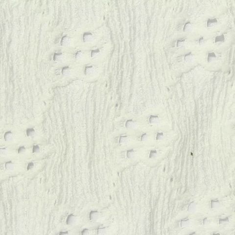 White Square Knit, Polyester