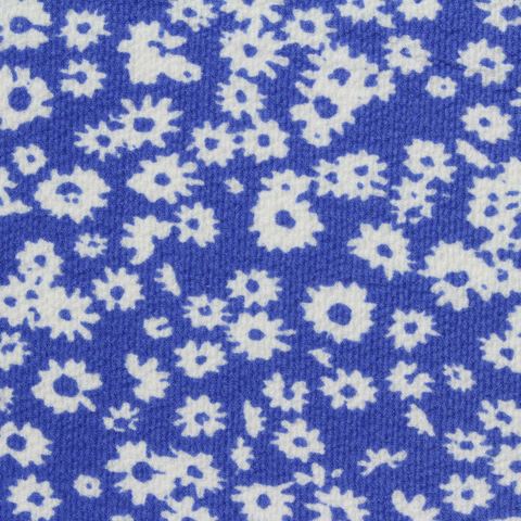 Fine Floral Seersucker Fabric