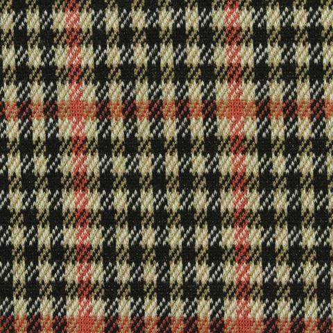 Fine Plaid Polyester Viscose Stretch Knit Fabric