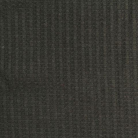 Polyester Cotton Stretch Waffle Knit Fabric