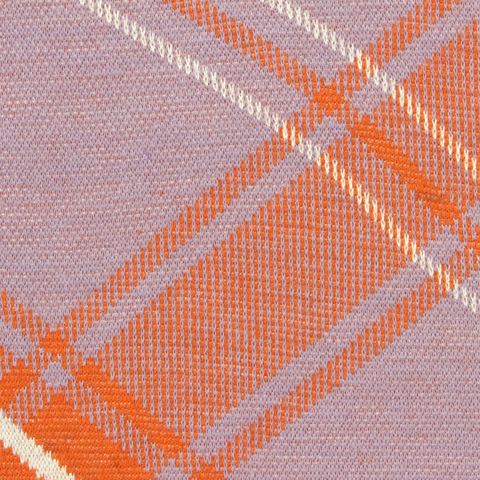 Bold Plaid Polyester Viscose Stretch Knit Fabric