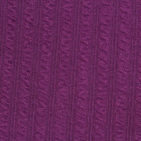 Purple Tone-on-Tone Rib Knit, Polyester