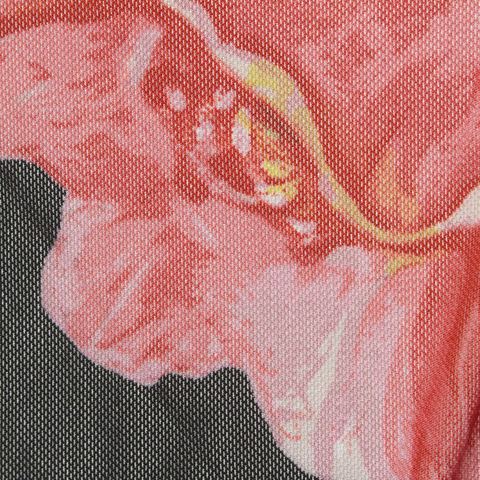 Bold Floral Mesh Fabric
