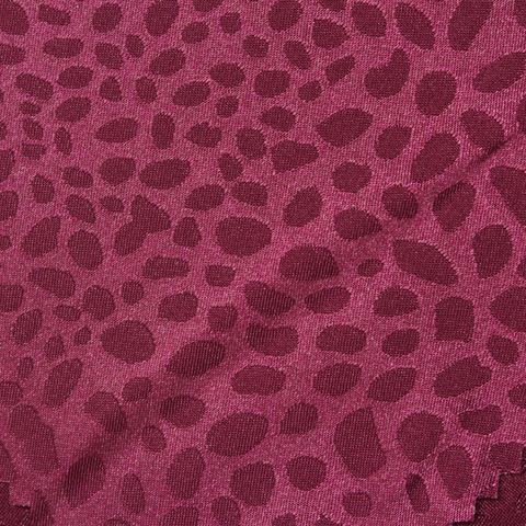 Burgundy Tone-on-Tone Satin, Polyester