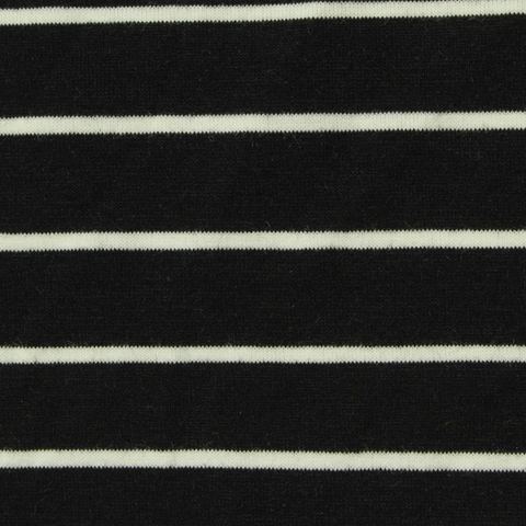 Fine Striped Viscose Stretch Knit Fabric