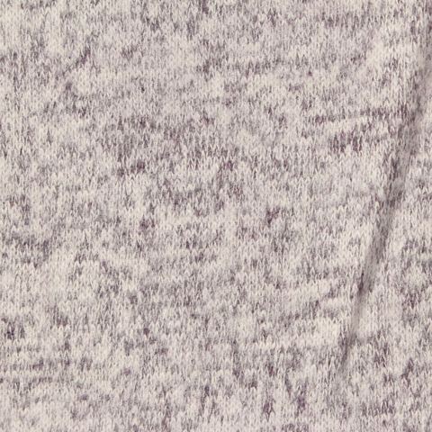 Heather Brushed Viscose Polyester Stretch Chunky Knit Fabric