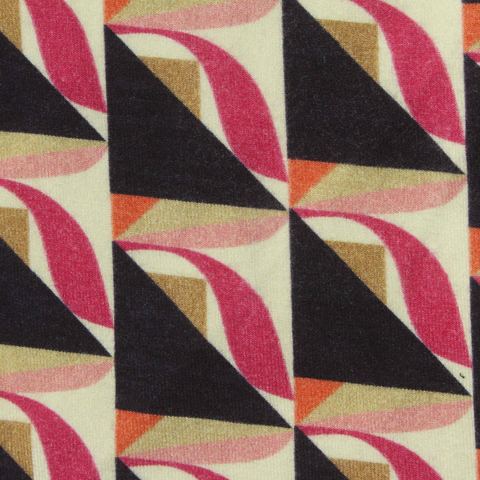 Printed 100% Stretch Knit Fabric