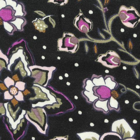 Bold Floral Viscose Stretch Knit Fabric